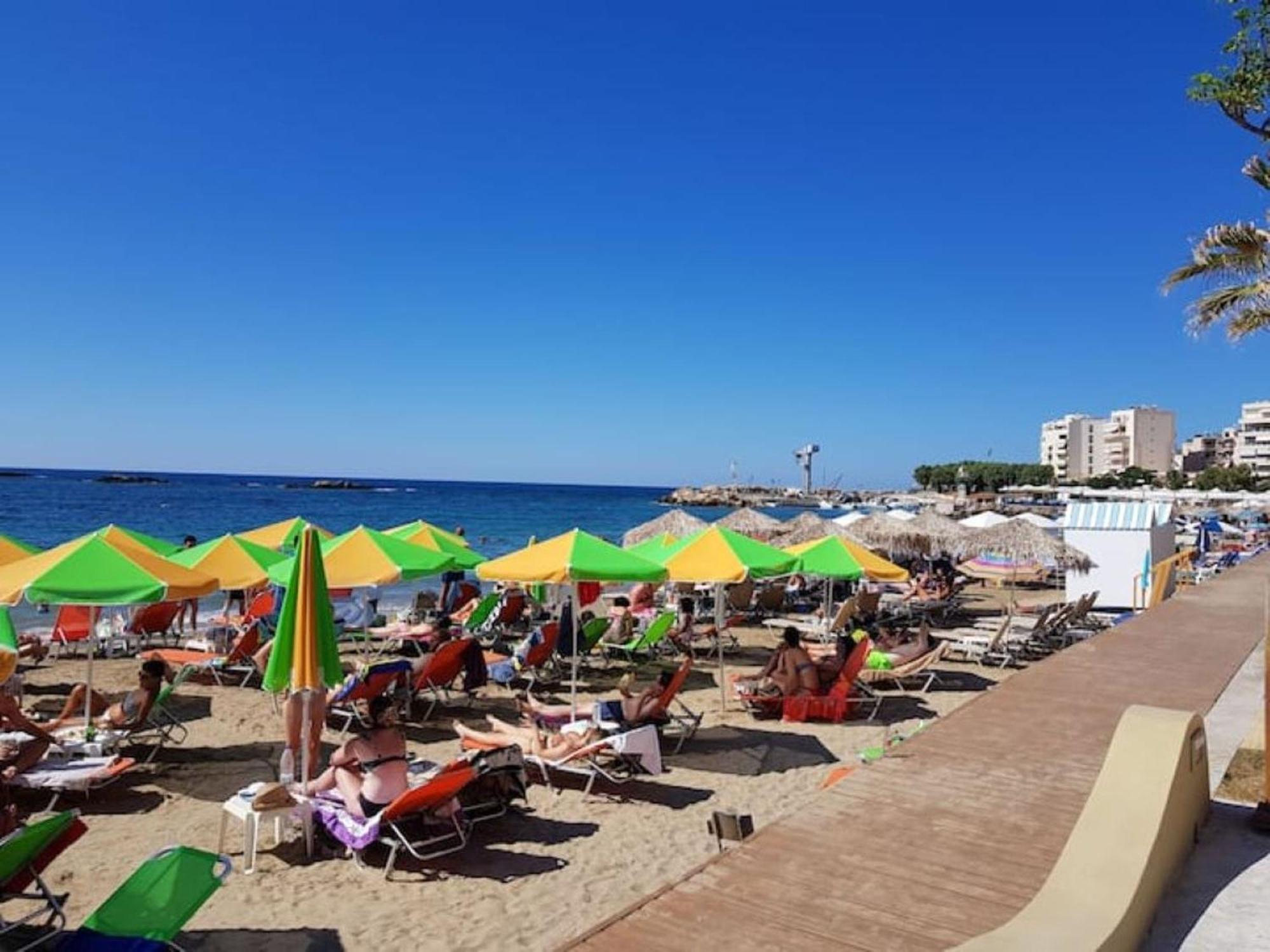Sun Beach Apartments In Chania 09 11 المظهر الخارجي الصورة